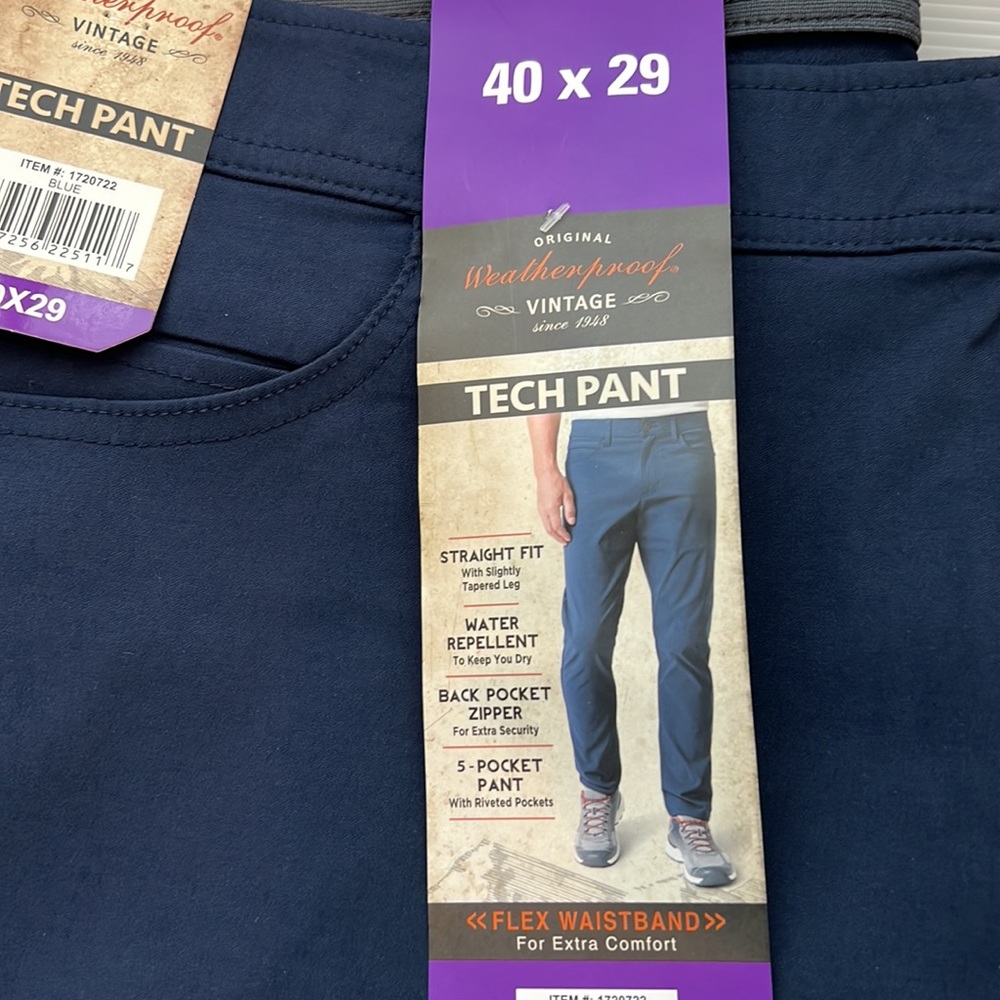 NEW Weatherproof Vintage Men’s Tech Pant